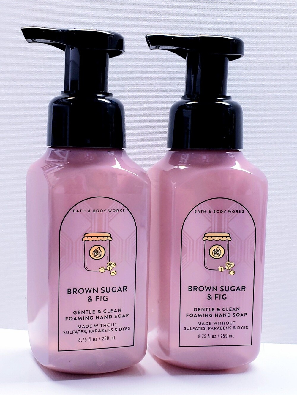 Bath & Body Works BROWN SUGAR & FIG Gentle & Clean Foaming Hand Soap (2 Pcs)